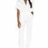 Camila Coelho Everlee Jumpsuit In White -CAMILA COELHO Sales COEL WC12 V1