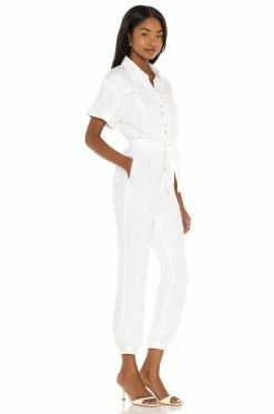Camila Coelho Everlee Jumpsuit In White -CAMILA COELHO Sales COEL WC12 V2