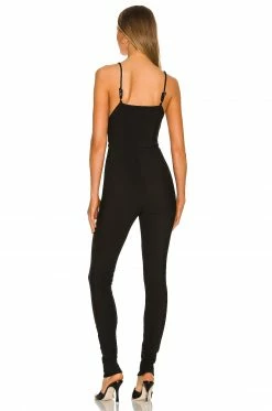Camila Coelho Carli Jumpsuit In Black -CAMILA COELHO Sales COEL WC14 V4