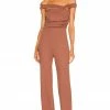 Camila Coelho Teaghan Jumpsuit In Brick Mauve -CAMILA COELHO Sales COEL WC16 V1