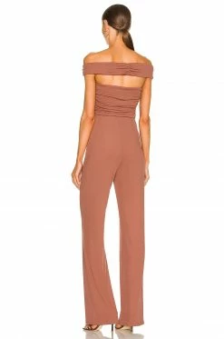 Camila Coelho Teaghan Jumpsuit In Brick Mauve -CAMILA COELHO Sales COEL WC16 V3