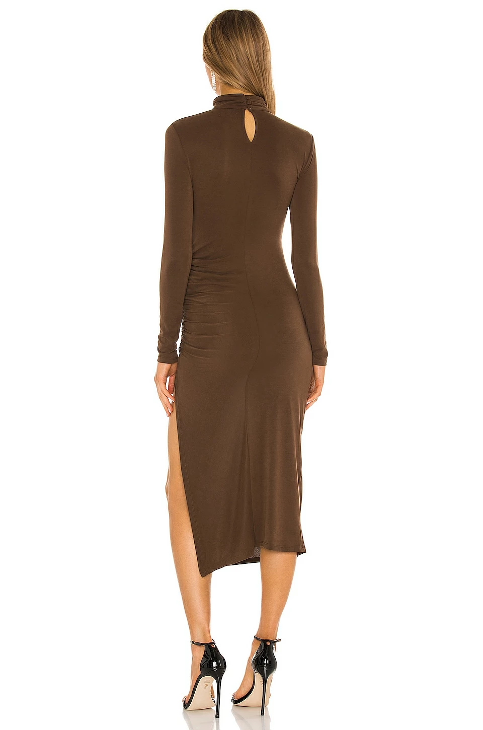 Camila Coelho Benita Midi Dress In Brown 6 Camila Coelho Benita Midi Dress In Brown - Image 4