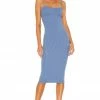 Camila Coelho Claudia Midi Dress In Blue -CAMILA COELHO Sales COEL WD120 V1