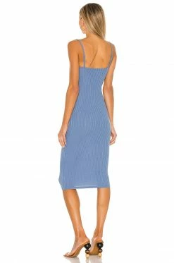 Camila Coelho Claudia Midi Dress In Blue -CAMILA COELHO Sales COEL WD120 V3