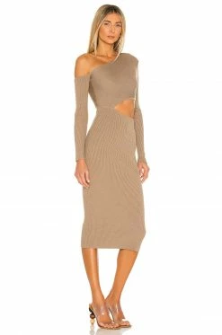 Camila Coelho Nahla Knit Dress In Sage -CAMILA COELHO Sales COEL WD121 V2