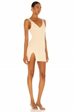 Camila Coelho Yara Dress In Macadamia -CAMILA COELHO Sales COEL WD136 V2