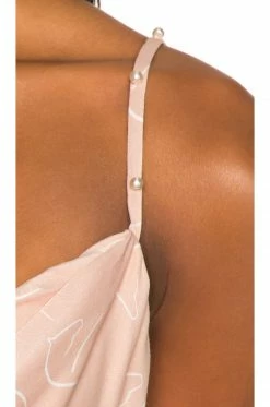 Camila Coelho Otavia Slip Dress In Blush 11 Camila Coelho Otavia Slip Dress In Blush -CAMILA COELHO Sales COEL WD148 V5