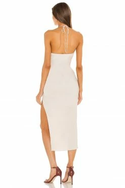 Camila Coelho Leahla Midi Dress In Nude -CAMILA COELHO Sales COEL WD156 V3