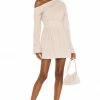 Camila Coelho Janice Mini Dress In Beige -CAMILA COELHO Sales COEL WD157 V1