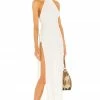 Camila Coelho Celene Maxi Slip Dress In White -CAMILA COELHO Sales COEL WD159 V1