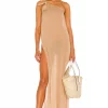 Camila Coelho Acela Maxi Dress In Hazelnut -CAMILA COELHO Sales COEL WD166 V1