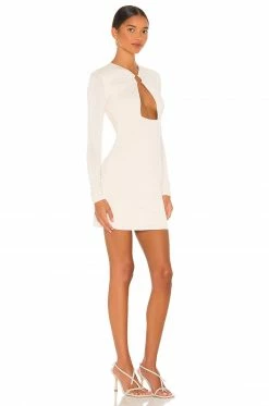 Camila Coelho Amelie Mini Dress In Beige -CAMILA COELHO Sales COEL WD169 V2