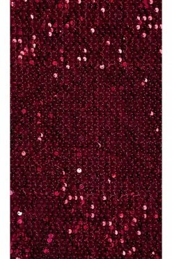 Camila Coelho Jezabel Mini Dress In Burgundy -CAMILA COELHO Sales COEL WD177 V5