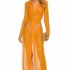 Camila Coelho Gigi Maxi Dress In Rustic Orange -CAMILA COELHO Sales COEL WD181 V1