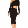 Camila Coelho Nahla Knit Dress In Black -CAMILA COELHO Sales COEL WD183 V1