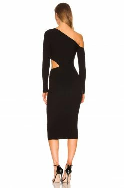 Camila Coelho Nahla Knit Dress In Black -CAMILA COELHO Sales COEL WD183 V4