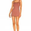 Camila Coelho Kennedy Mini Dress In Brick Mauve -CAMILA COELHO Sales COEL WD189 V1
