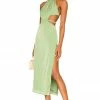 Camila Coelho Remi Midi Dress In Jade Green -CAMILA COELHO Sales COEL WD213 V1