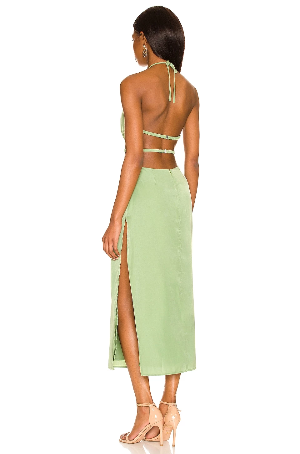 Camila Coelho Remi Midi Dress In Jade Green 5 Camila Coelho Remi Midi Dress In Jade Green - Image 3