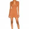 Camila Coelho Cera Mini Dress In Chestnut Brown 1 Camila Coelho Cera Mini Dress In Chestnut Brown -CAMILA COELHO Sales COEL WD215 V1