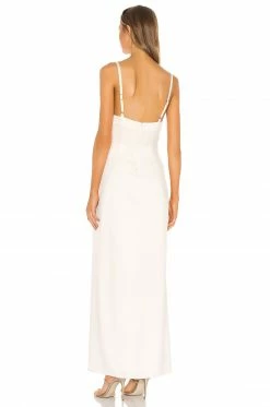 Camila Coelho Reyna Maxi Dress In Pearl White -CAMILA COELHO Sales COEL WD85 V3