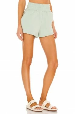 Camila Coelho Kenzie Shorts In Sage Green -CAMILA COELHO Sales COEL WF17 V2