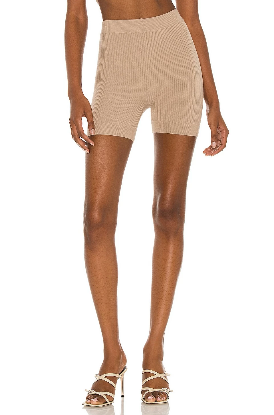 Camila Coelho Alessia Short In Taupe 3 Camila Coelho Alessia Short In Taupe