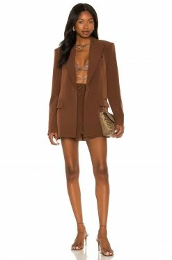 Camila Coelho Maricela Short In Dark Chocolate 9 Camila Coelho Maricela Short In Dark Chocolate -CAMILA COELHO Sales COEL WF27 V4