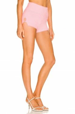 Camila Coelho Genevieve Side Tie Short In Baby Pink -CAMILA COELHO Sales COEL WF33 V2