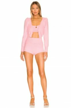 Camila Coelho Genevieve Side Tie Short In Baby Pink -CAMILA COELHO Sales COEL WF33 V4