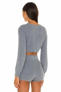 Camila Coelho Toni Cardigan In Slate -CAMILA COELHO Sales COEL WK50 V4