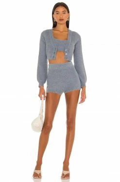 Camila Coelho Toni Cardigan In Slate -CAMILA COELHO Sales COEL WK50 V5