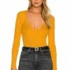 Camila Coelho Patten Sweater In Clementine -CAMILA COELHO Sales COEL WK55 V1