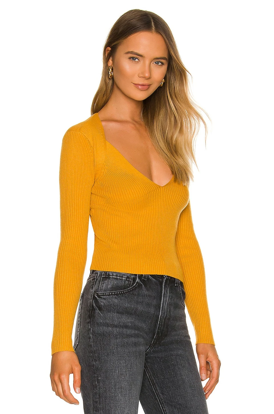 Camila Coelho Patten Sweater In Clementine 4 Camila Coelho Patten Sweater In Clementine - Image 2