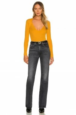 Camila Coelho Patten Sweater In Clementine 9 Camila Coelho Patten Sweater In Clementine -CAMILA COELHO Sales COEL WK55 V4