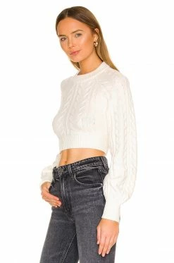 Camila Coelho Safaa Sweater In Ivory -CAMILA COELHO Sales COEL WK58 V3