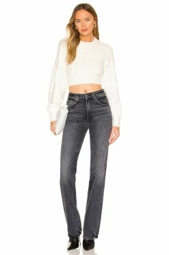 Camila Coelho Safaa Sweater In Ivory -CAMILA COELHO Sales COEL WK58 V4