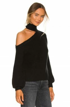 Camila Coelho Davey Sweater In Black -CAMILA COELHO Sales COEL WK60 V2