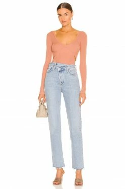 Camila Coelho Tate Sweater In Nude -CAMILA COELHO Sales COEL WK69 V4