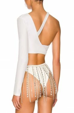 Camila Coelho Penny Skirt In Silver 7 Camila Coelho Penny Skirt In Silver -CAMILA COELHO Sales COEL WL5 V3