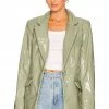 Camila Coelho Kaden Jacket In Sage -CAMILA COELHO Sales COEL WO35 V1