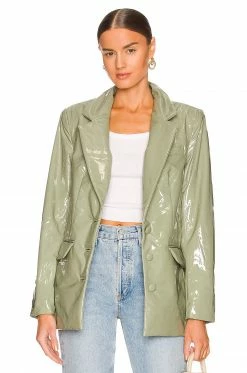 Camila Coelho Kaden Jacket In Sage