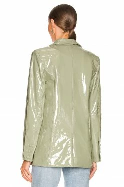 Camila Coelho Kaden Jacket In Sage 10 Camila Coelho Kaden Jacket In Sage -CAMILA COELHO Sales COEL WO35 V4