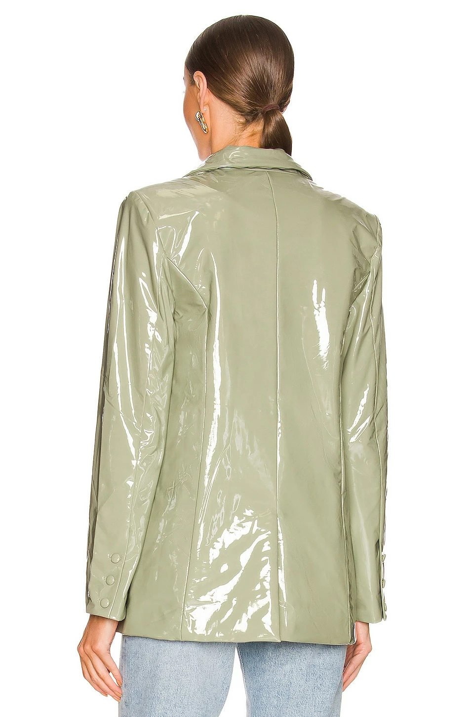 Camila Coelho Kaden Jacket In Sage 6 Camila Coelho Kaden Jacket In Sage - Image 4