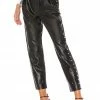 Camila Coelho Cady Leather Pant In Black -CAMILA COELHO Sales COEL WP15 V1