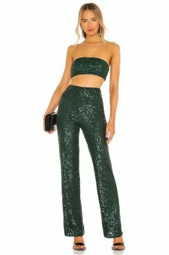 Camila Coelho Calvin Pant In Green -CAMILA COELHO Sales COEL WP34 V4