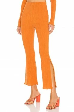 Camila Coelho Linez Pant In Sunset Orange