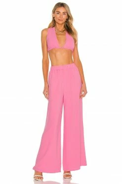 Camila Coelho Devon Pants In Hot Pink -CAMILA COELHO Sales COEL WP44 V4