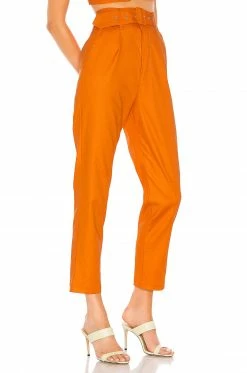 Camila Coelho Quinn Trouser In Desert Orange -CAMILA COELHO Sales COEL WP4 V2