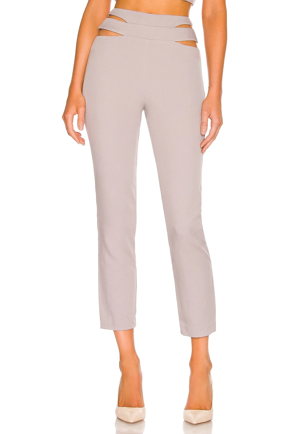 Camila Coelho Cecile Pants In Grey 3 Camila Coelho Cecile Pants In Grey